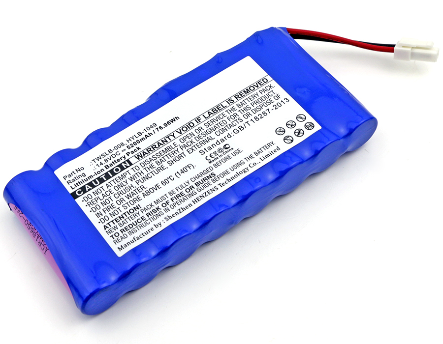 Synergy Digital Medical Battery, Compatible with EDAN HYLB-1049, TWSLB-008 Medical Battery (14.8V, Li-ion, 5200mAh)