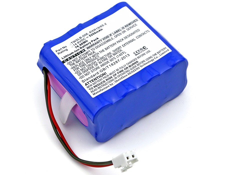 Synergy Digital Medical Battery, Compatible with EDAN 4IXR19/65-2, TWSLB-006 Medical Battery (14.8V, Li-ion, 5200mAh)