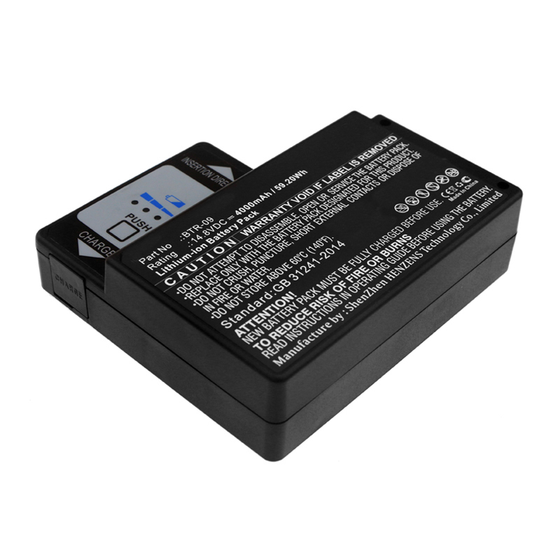 Synergy Digital Equipment Battery, Compatible with Fujikura BTR-09 Equipment Battery (14.8V, Li-ion, 4000mAh)