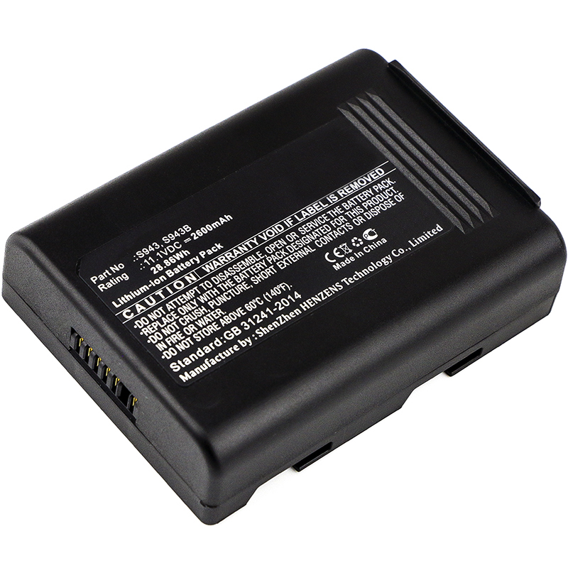 Synergy Digital Equipment Battery, Compatible with Fitel S943, S943B Equipment Battery (11.1V, Li-ion, 2600mAh)