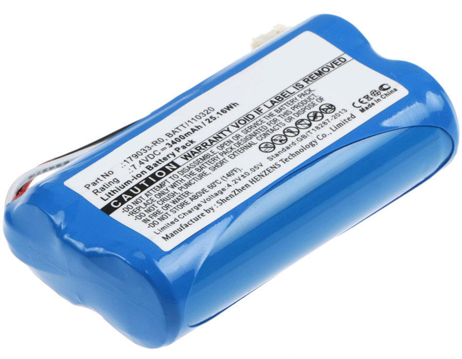 Synergy Digital Medical Battery, Compatible with Fresenius 179033, 179033-R0, 179033-R2, 88888749 Medical Battery (7.4V, Li-ion, 3400mAh)