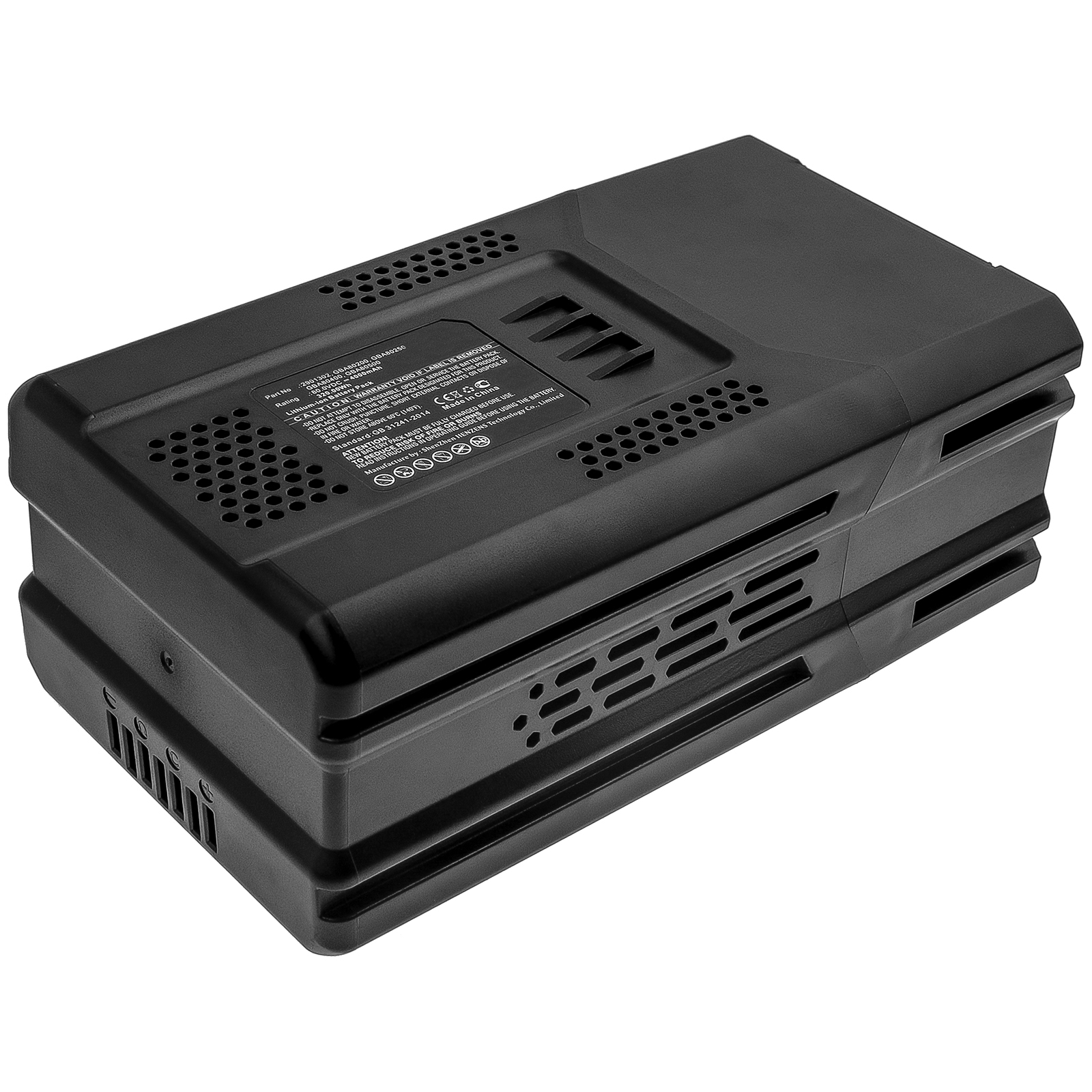 Synergy Digital Lawn Mower Battery, Compatible with Greenworks 2901302, GBA80200, GBA80250, GBA80400, GBA80500 Lawn Mower Battery (80V, Li-ion, 4000mAh)