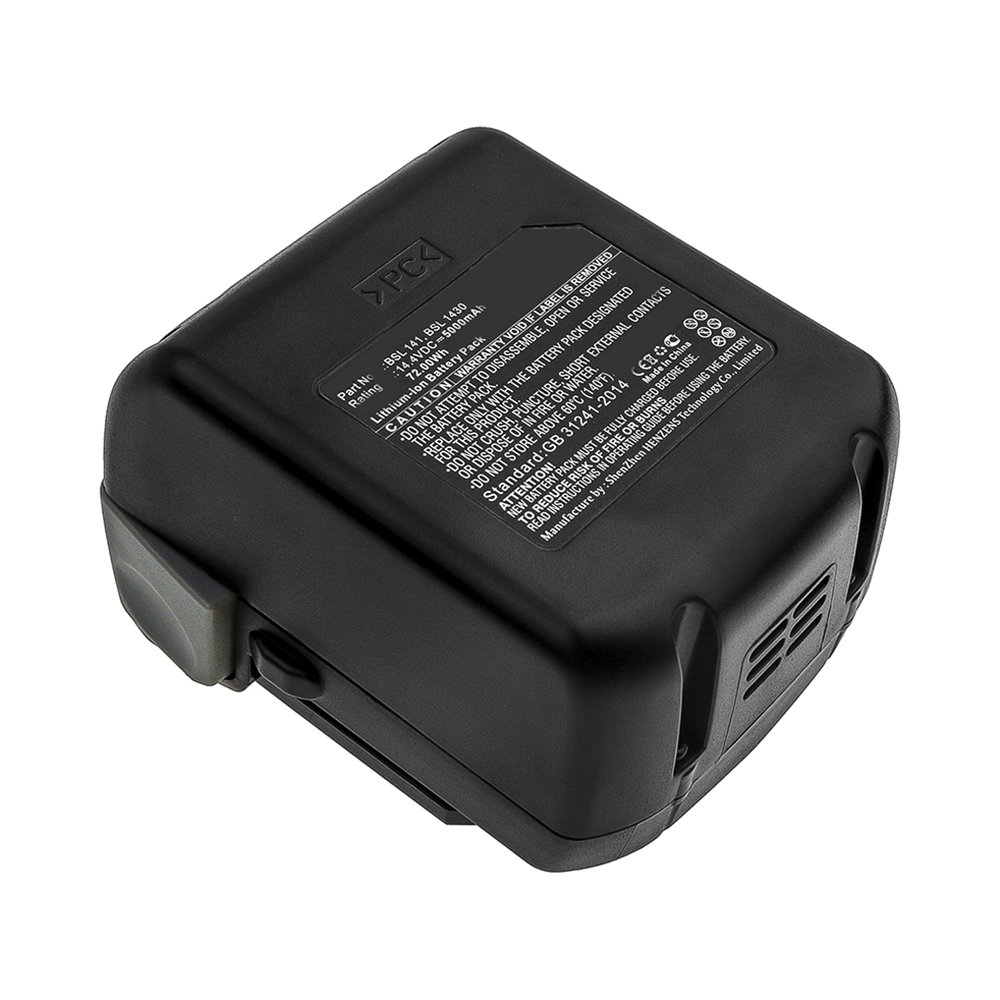 Synergy Digital Power Tool Battery, Compatible with Hitachi 329083, 329877, 329901, BSL 1415, BSL 1430 Power Tool Battery (14.4V, Li-ion, 5000mAh)