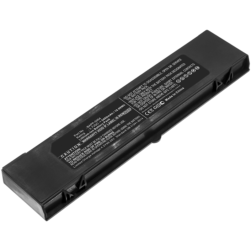 Synergy Digital Equipment Battery, Compatible with HumanWare BAPP-0004 Equipment Battery (3.7V, Li-ion, 5400mAh)