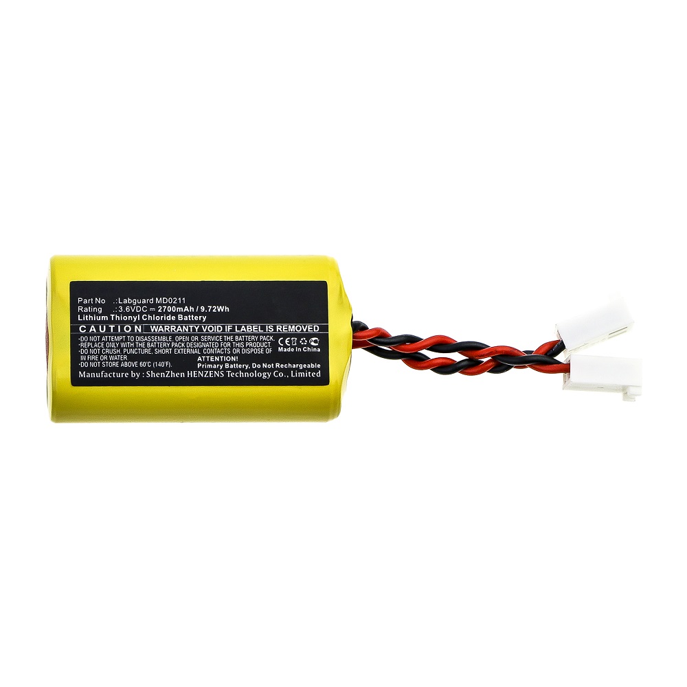 Synergy Digital Alarm System Battery, Compatible with Allarme Alarm System Battery (Li-SOCl2, 3.6V, 2700mAh)