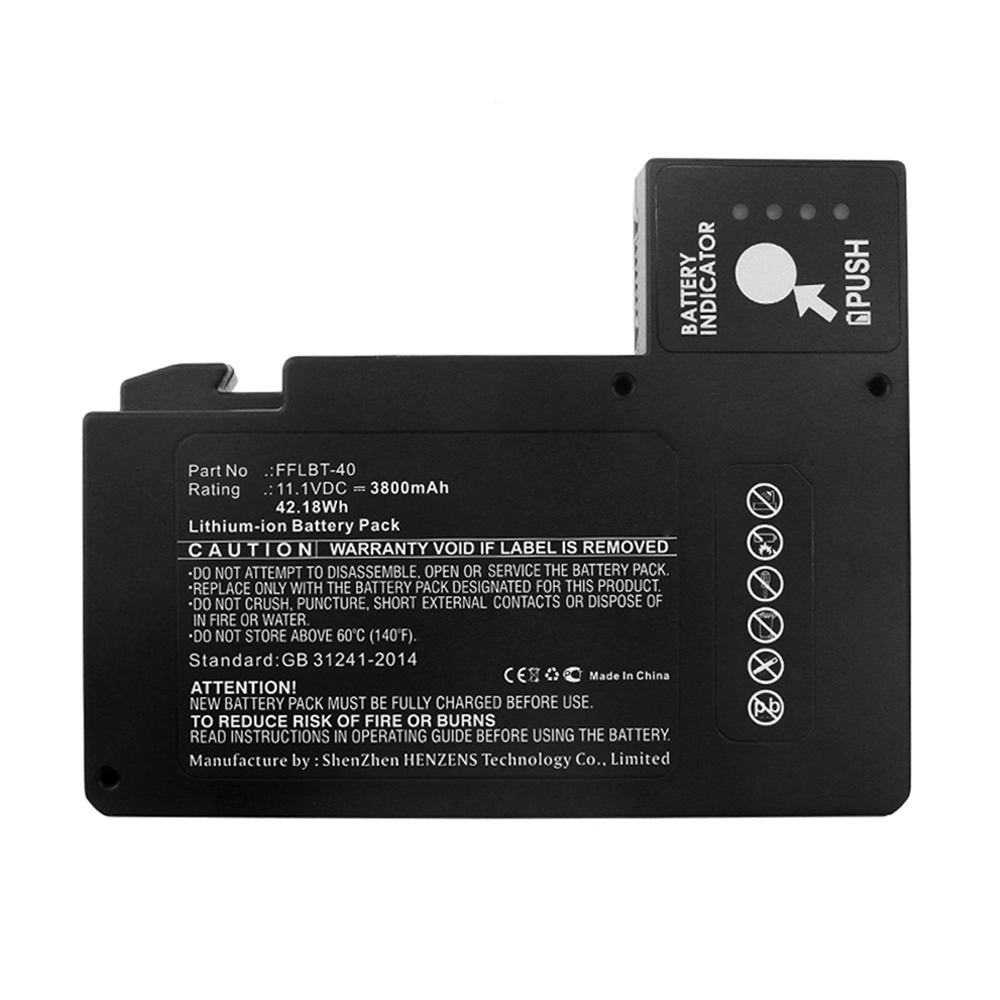 Synergy Digital Equipment Battery, Compatible with INNO FFLBT-40 Equipment Battery (Li-ion, 11.1V, 3800mAh)