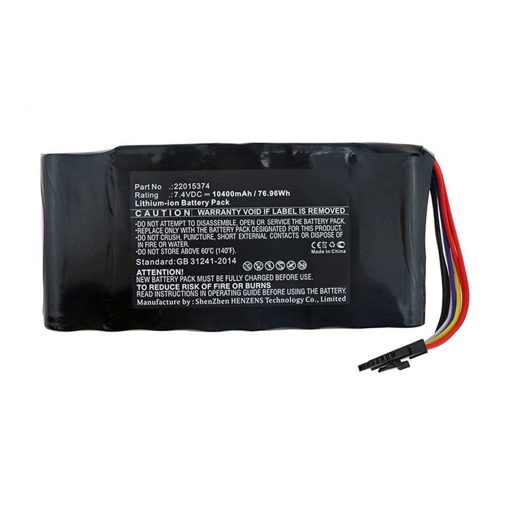 Synergy Digital Equipment Battery, Compatible with JDSU 22015374 Equipment Battery (Li-ion, 7.4V, 10400mAh)