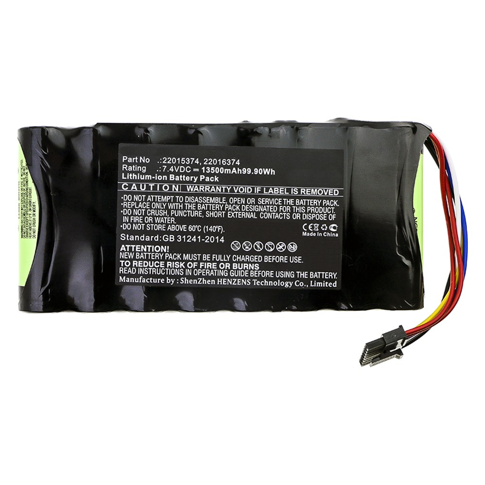 Synergy Digital Equipment Battery, Compatible with JDSU 22015374 Equipment Battery (Li-ion, 7.4V, 13500mAh)