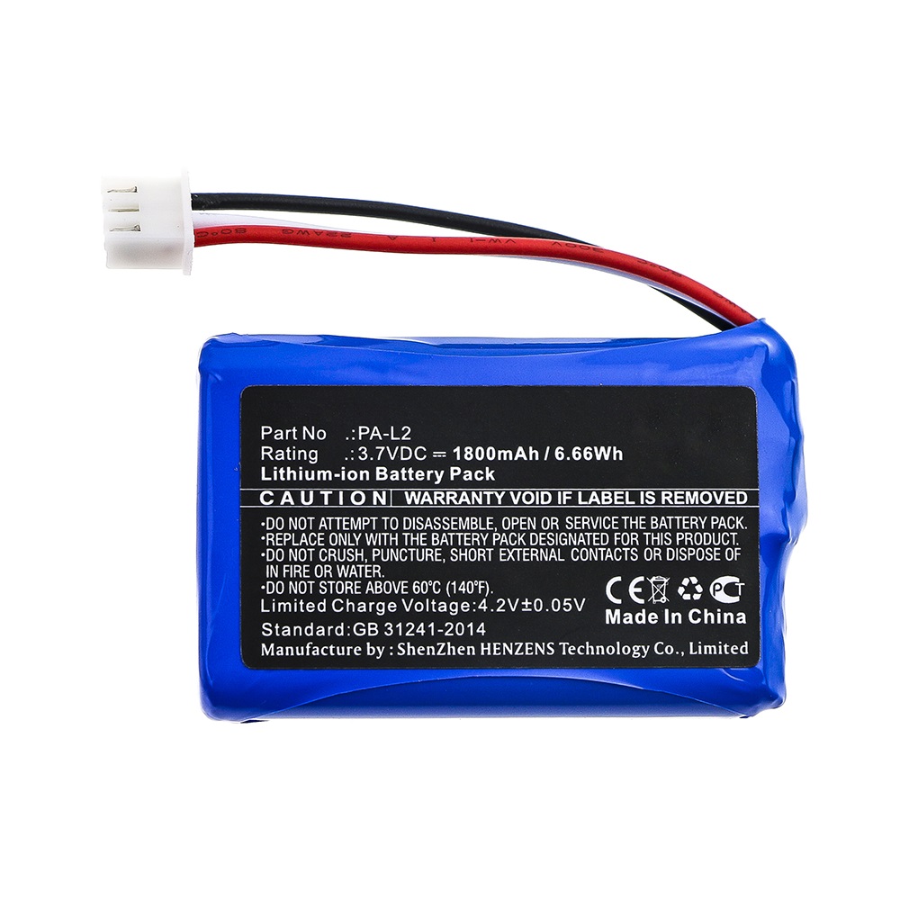 Synergy Digital Equipment Battery, Compatible with Labotect PA-L2 Equipment Battery (Li-ion, 3.7V, 1800mAh)