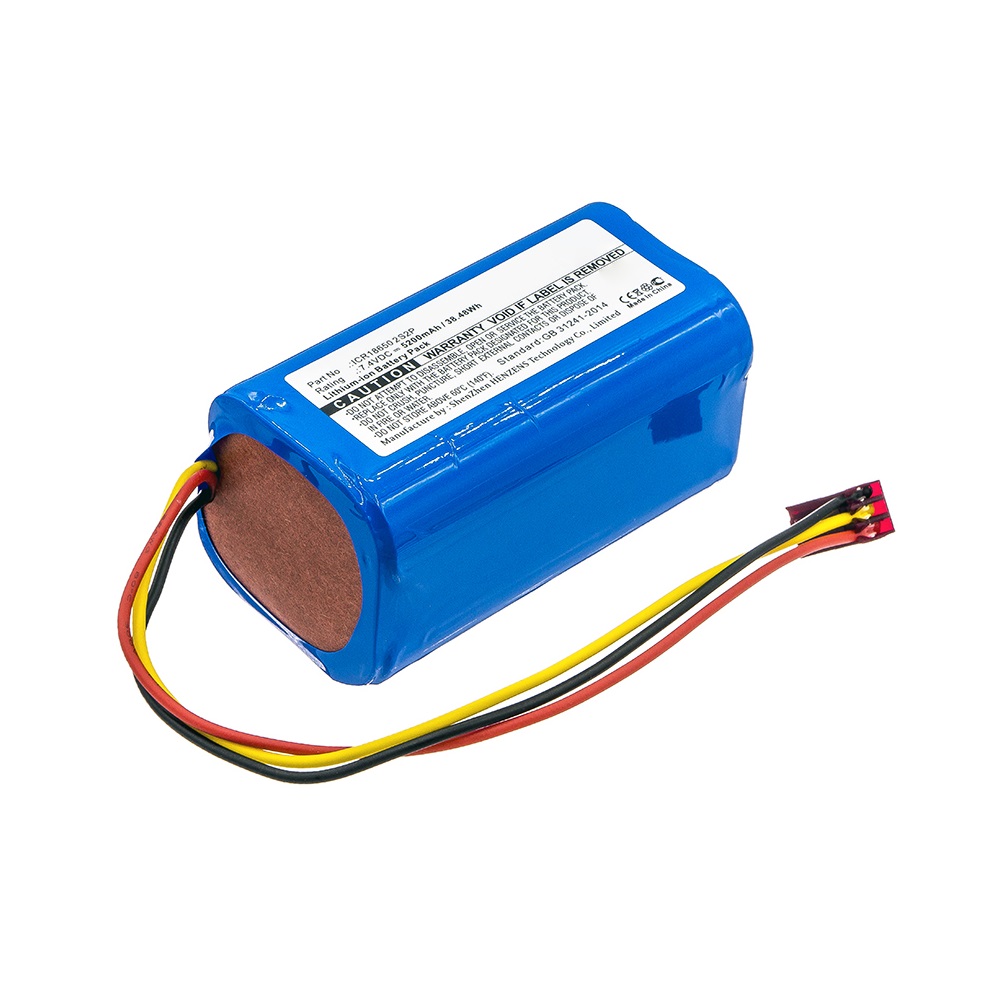 Synergy Digital Laser Battery, Compatible with Lazer Runner ICR18650 2S2P Laser Battery (Li-ion, 7.4V, 5200mAh)