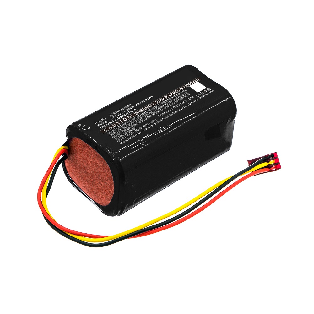 Synergy Digital Laser Battery, Compatible with Lazer Runner ICR18650 2S2P Laser Battery (Li-ion, 7.4V, 5800mAh)