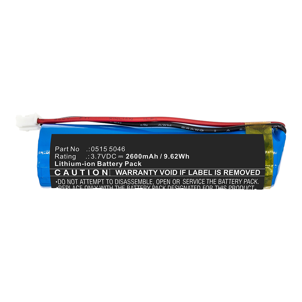 Synergy Digital Equipment Battery, Compatible with Testo 0515 5046 Equipment Battery (Li-ion, 3.7V, 2600mAh)