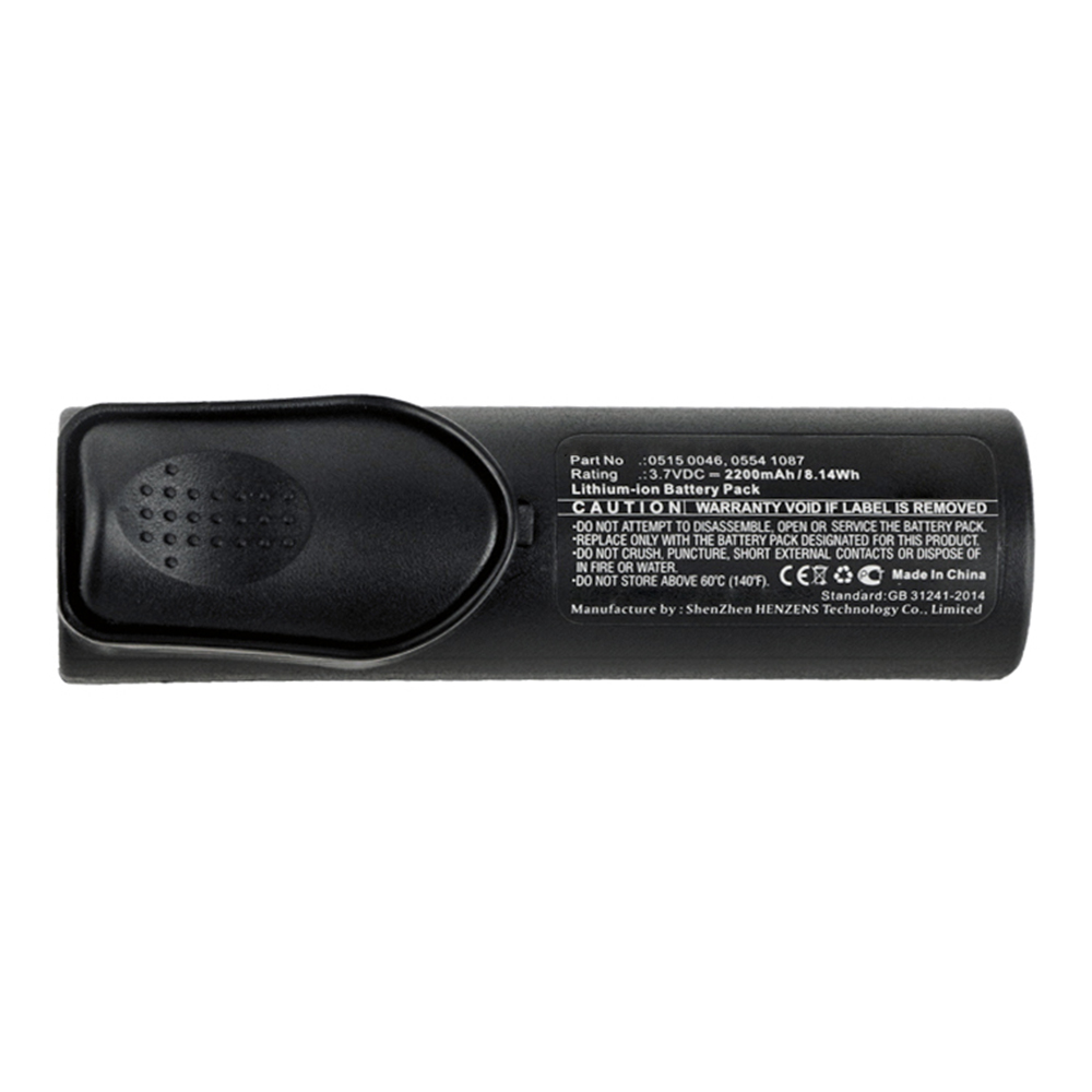 Synergy Digital Equipment Battery, Compatible with Testo 0515 0046 Equipment Battery (Li-ion, 3.7V, 2200mAh)