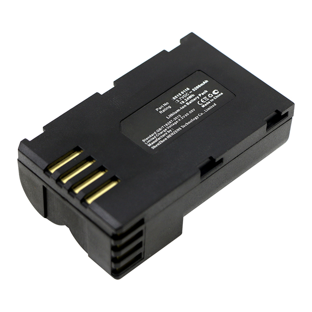 Synergy Digital Equipment Battery, Compatible with Testo 0515 0116 Equipment Battery (Li-ion, 3.7V, 5200mAh)