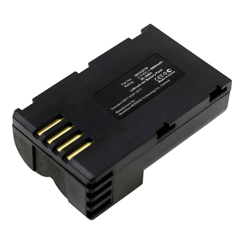 Synergy Digital Equipment Battery, Compatible with Testo 0515 0116 Equipment Battery (Li-ion, 3.7V, 6800mAh)