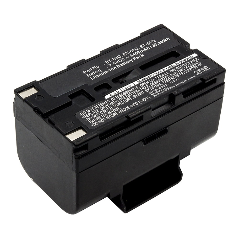 Synergy Digital Equipment Battery, Compatible with Topcon BT-61Q Equipment Battery (Li-ion, 7.4V, 4400mAh)