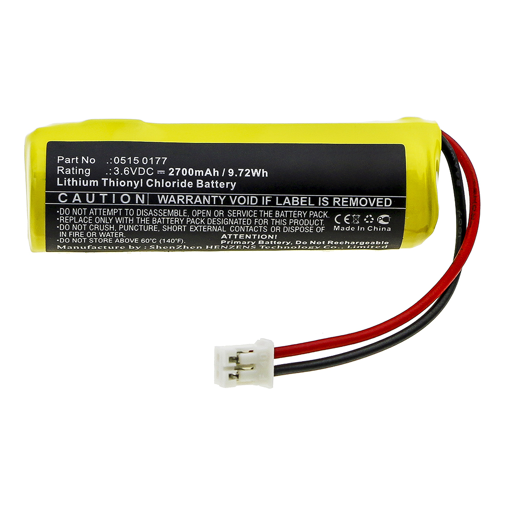 Synergy Digital PLC Battery, Compatible with Testo 0515 0177 PLC Battery (Li-SOCl2, 3.6V, 2700mAh)
