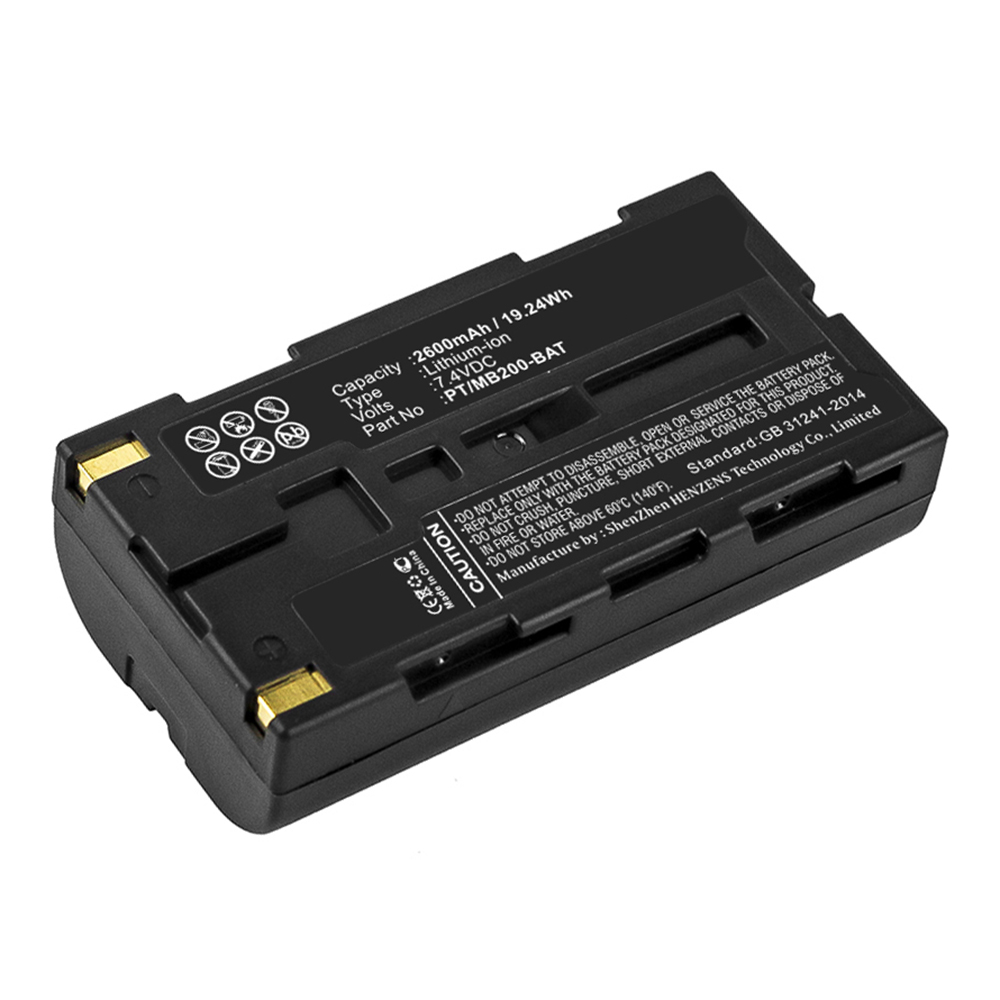 Synergy Digital Printer Battery, Compatible with Sato PT/MB200-BAT Printer Battery (Li-ion, 7.4V, 2600mAh)