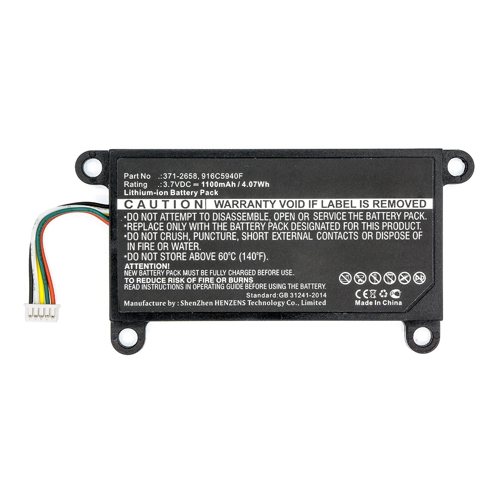 Synergy Digital RAID Controller Battery, Compatible with Sun 371-2658 RAID Controller Battery (Li-ion, 3.7V, 1100mAh)