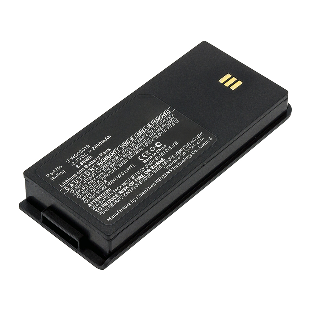 Synergy Digital Satellite Phone Battery, Compatible with Thuraya FWD03019 Satellite Phone Battery (Li-ion, 3.7V, 2400mAh)