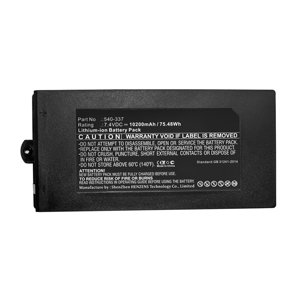Synergy Digital Equipment Battery, Compatible with Owon 540-337 Equipment Battery (Li-ion, 7.4V, 10200mAh)
