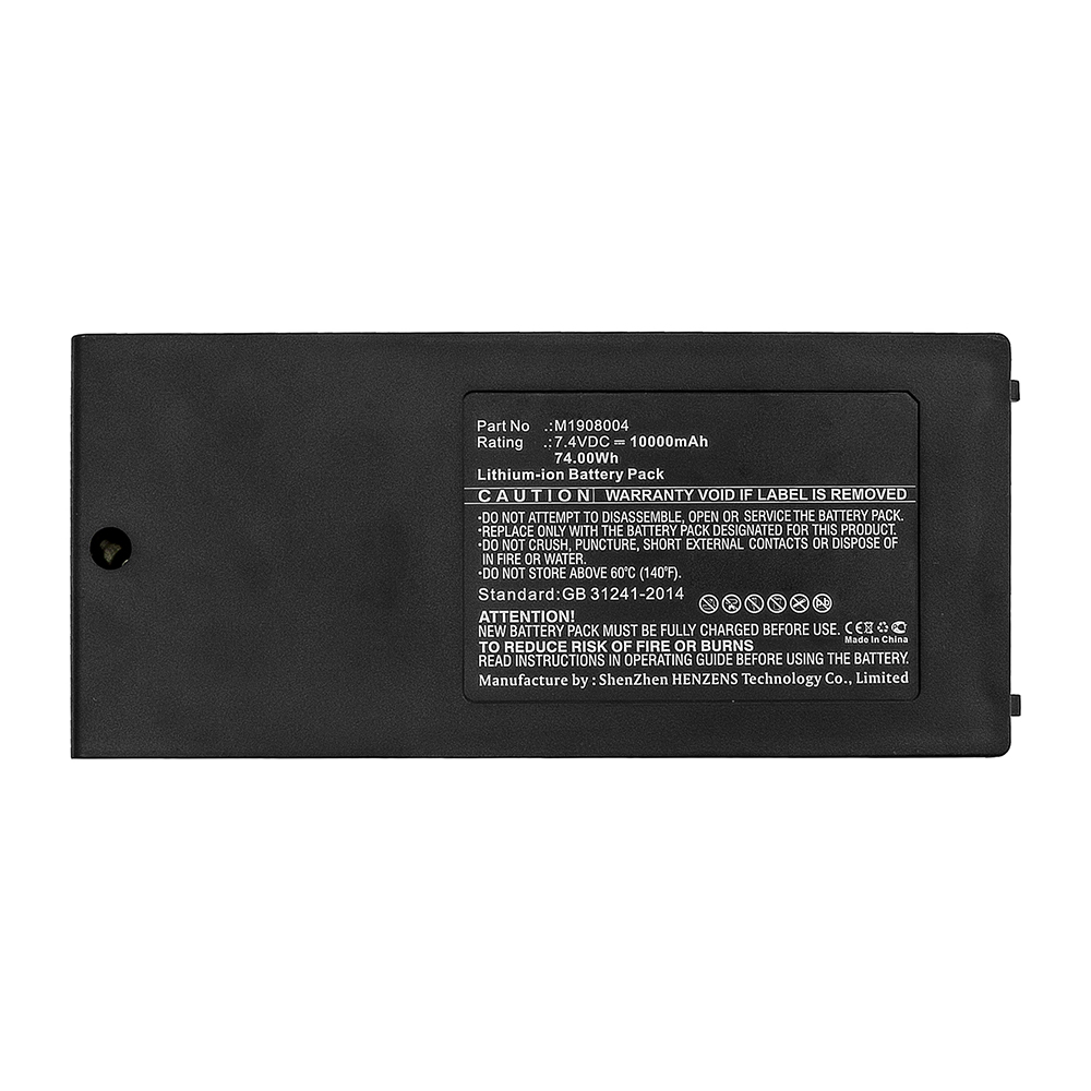 Synergy Digital Equipment Battery, Compatible with Owon M1908004 Equipment Battery (Li-ion, 7.4V, 10000mAh)