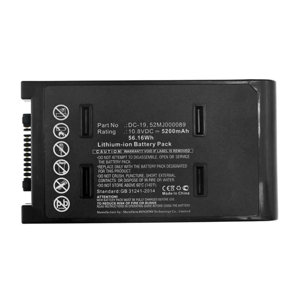 Synergy Digital Equipment Battery, Compatible with YUT DC-19 Equipment Battery (Li-ion, 10.8V, 5200mAh)