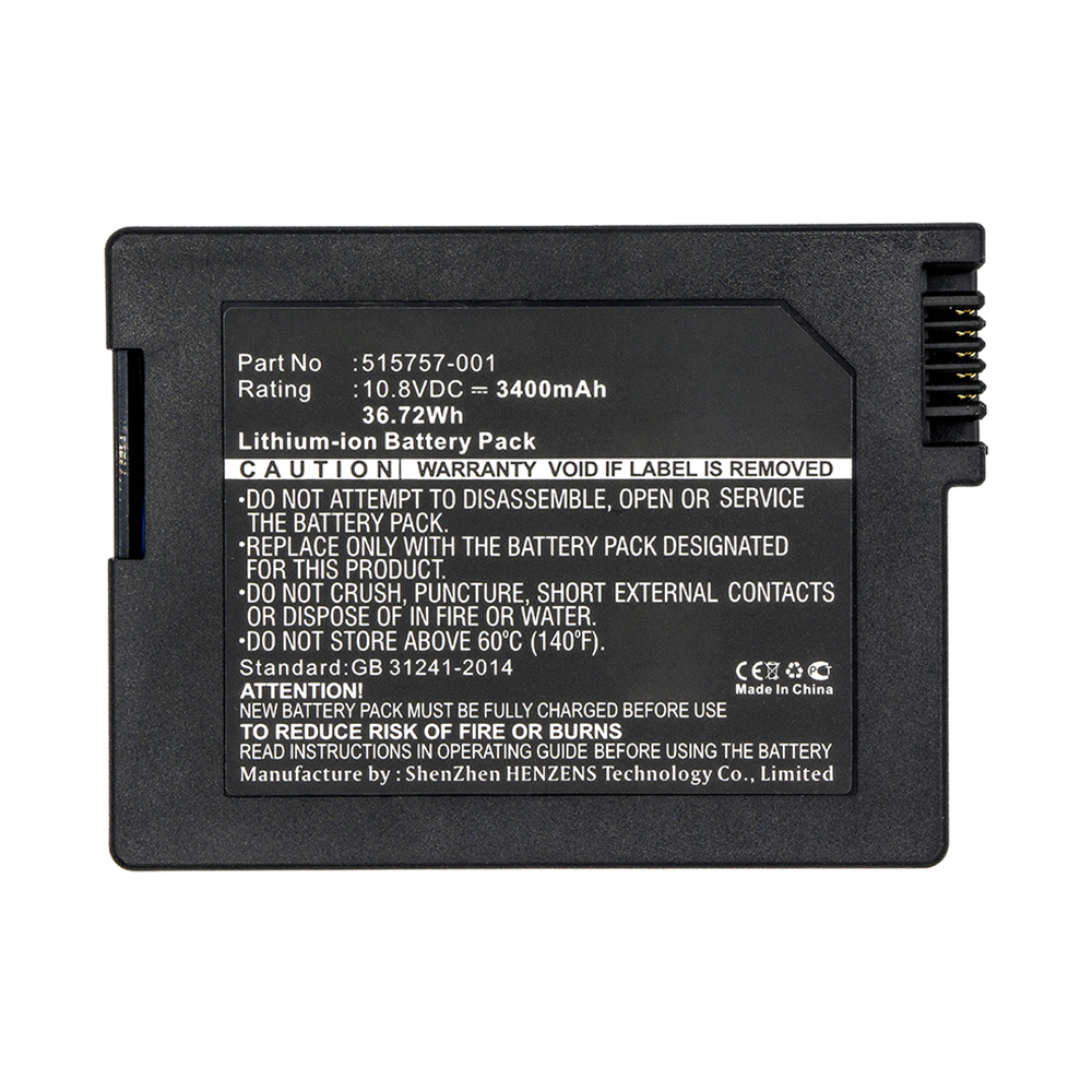 Synergy Digital Cable Modem Battery, Compatible with 515757-001 Cable Modem Battery (10.8V, Li-ion, 3400mAh)