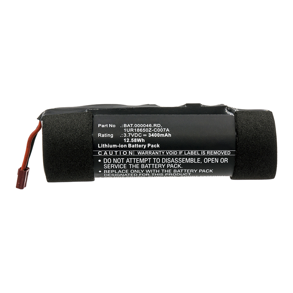 Synergy Digital E-cigarette Battery, Compatible with 1UR18650Z-C007A E-cigarette Battery (3.7V, Li-ion, 3400mAh)