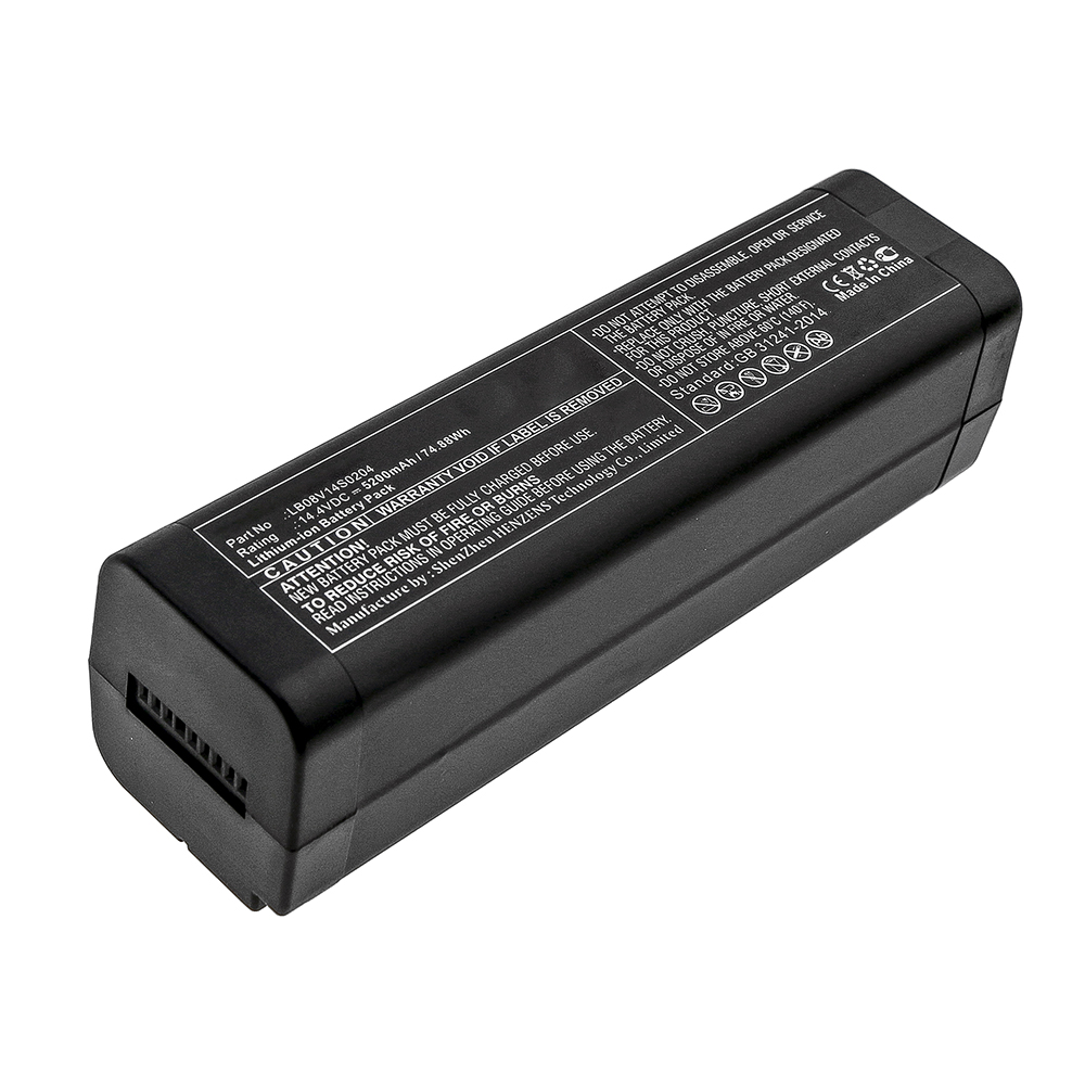 Synergy Digital Equipment Battery, Compatible with LB08V14S0204 Equipment Battery (14.4V, Li-ion, 5200mAh)