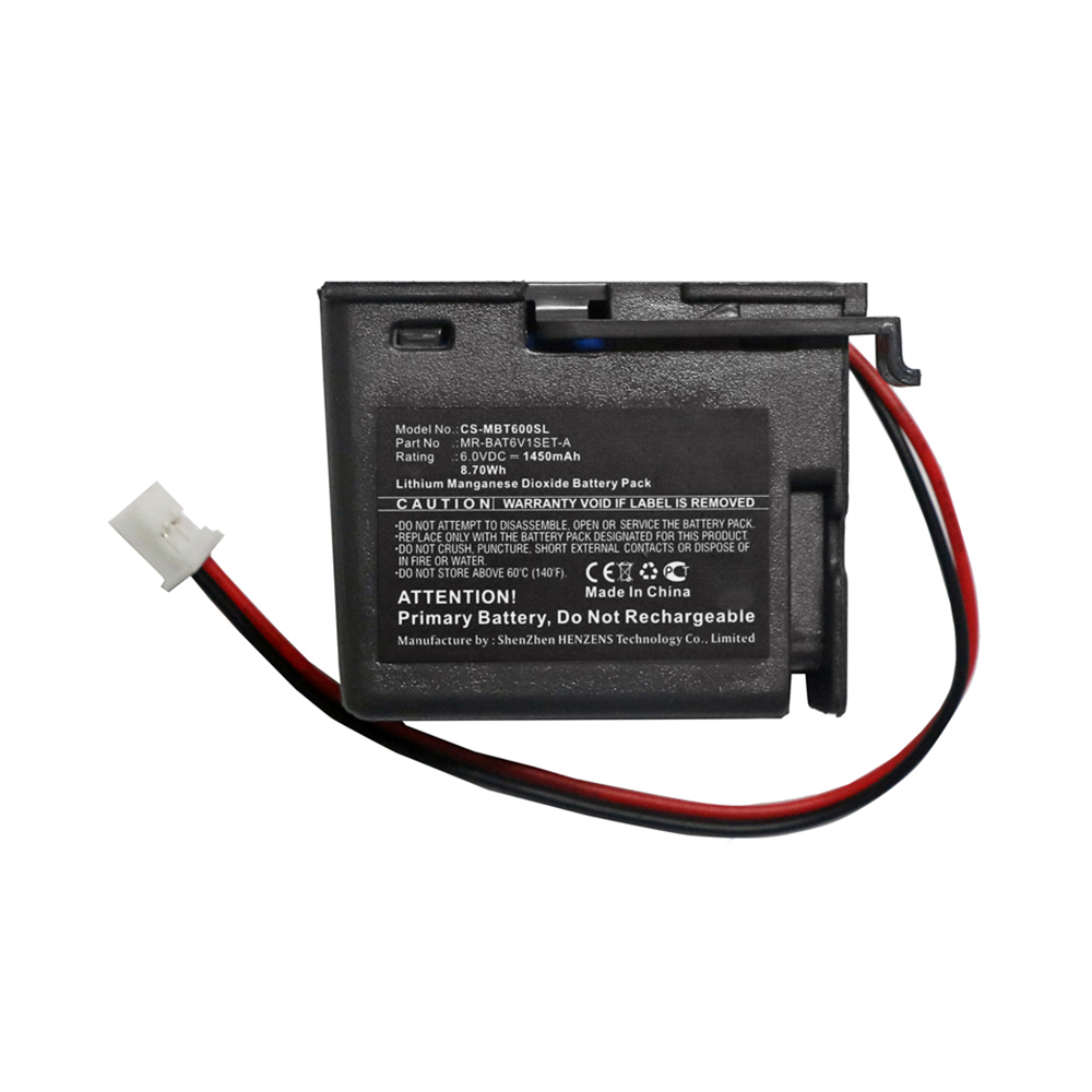 Synergy Digital PLC Battery, Compatible with MR-BAT6V1SET-A PLC Battery (6V, Li-MnO2, 1450mAh)