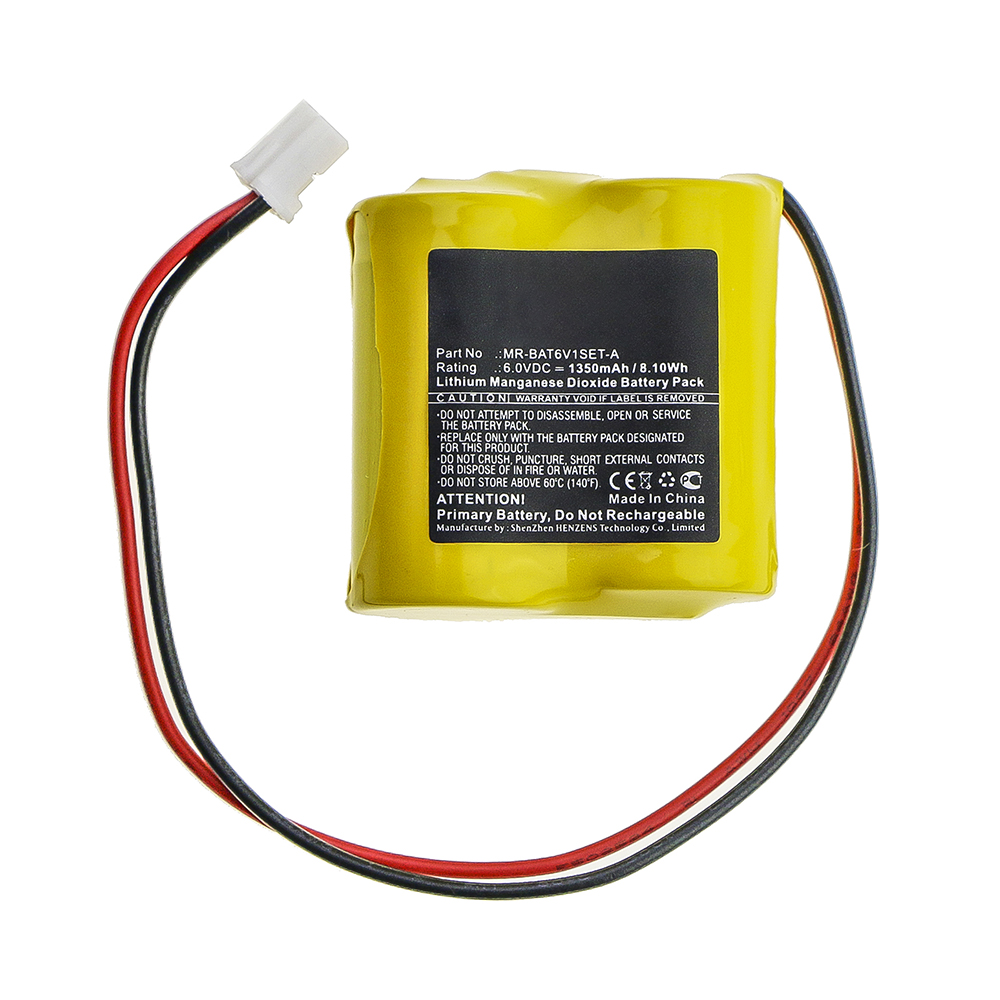 Synergy Digital PLC Battery, Compatible with MR-BAT6V1SET-A PLC Battery (6V, Li-MnO2, 1350mAh)