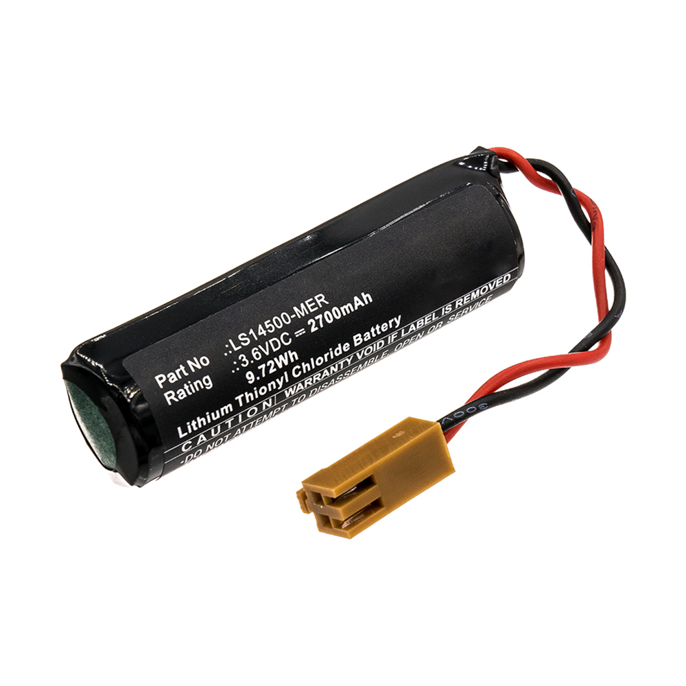 Synergy Digital PLC Battery, Compatible with LS14500-MER PLC Battery (3.6V, Li-SOCl2, 2700mAh)