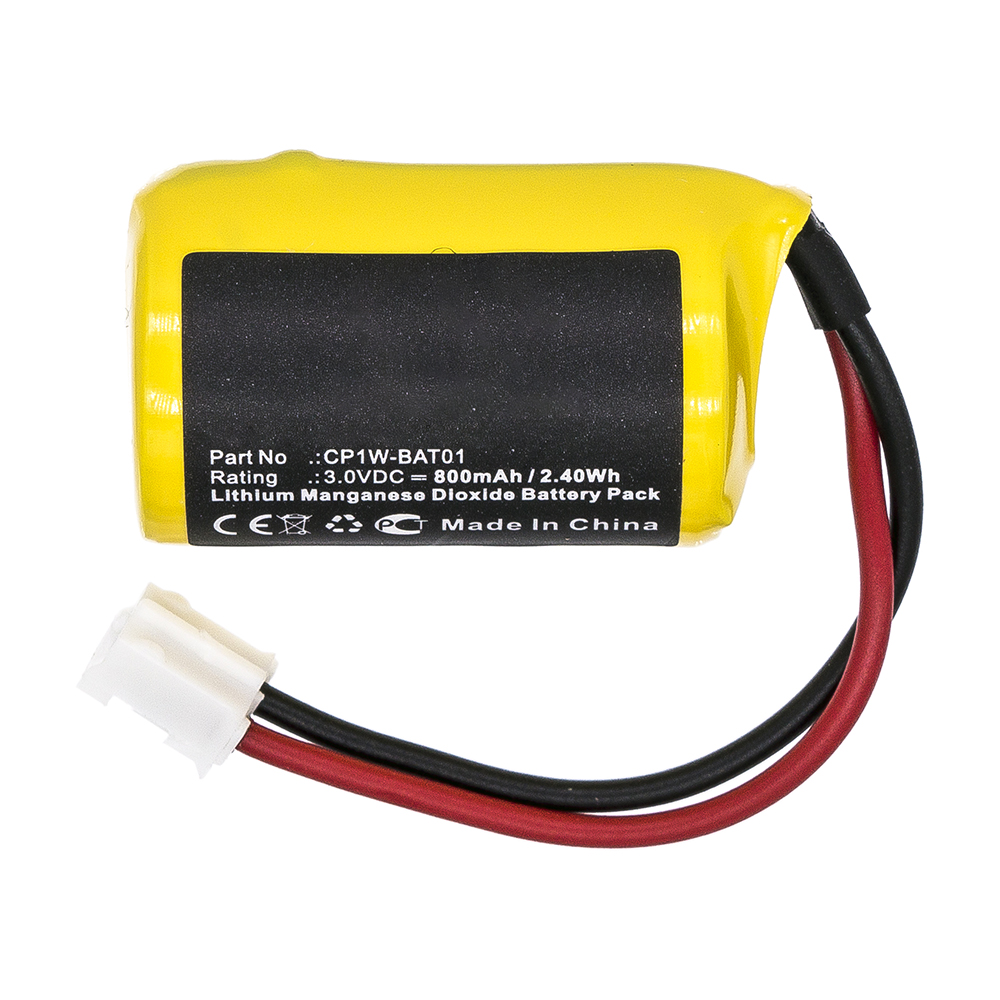 Synergy Digital PLC Battery, Compatible with CP1W-BAT01 PLC Battery (3V, Li-MnO2, 800mAh)