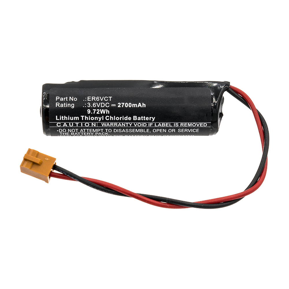 Synergy Digital PLC Battery, Compatible with ER6VCT PLC Battery (3.6V, Li-SOCl2, 2700mAh)