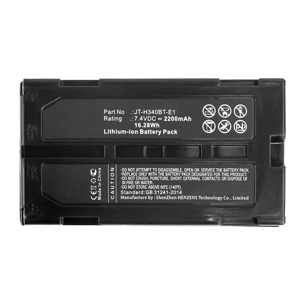 Synergy Digital Printer Battery, Compatible with JT-H340BT-E1 Printer Battery (7.4V, Li-ion, 2200mAh)