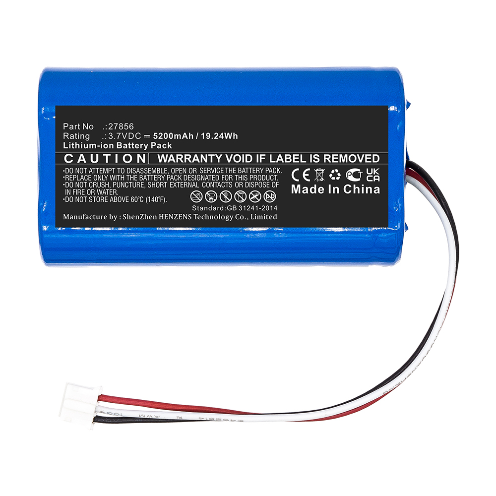 Synergy Digital DAB Digital Battery, Compatible with Albrecht 27856 DAB Digital Battery (Li-ion, 3.7V, 5200mAh)