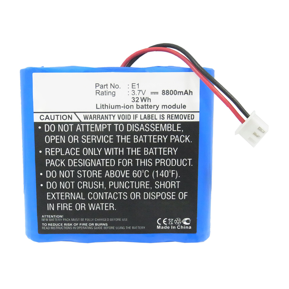 Synergy Digital DAB Digital Battery, Compatible with Pure E1 DAB Digital Battery (Li-ion, 3.7V, 8800mAh)