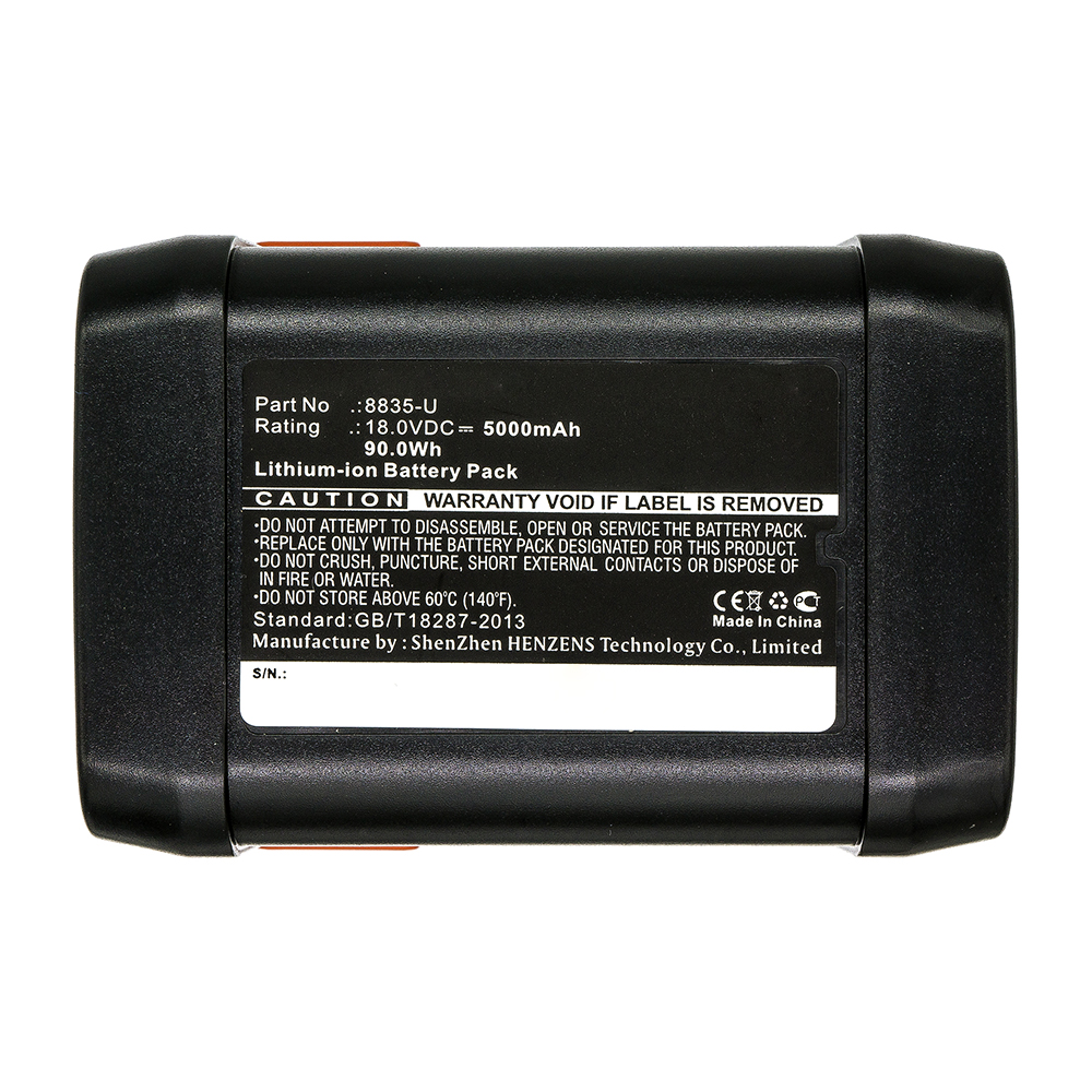 Synergy Digital Gardening Tools Battery, Compatible with Gardena 8835 Gardening Tools Battery (Li-ion, 18V, 5000mAh)