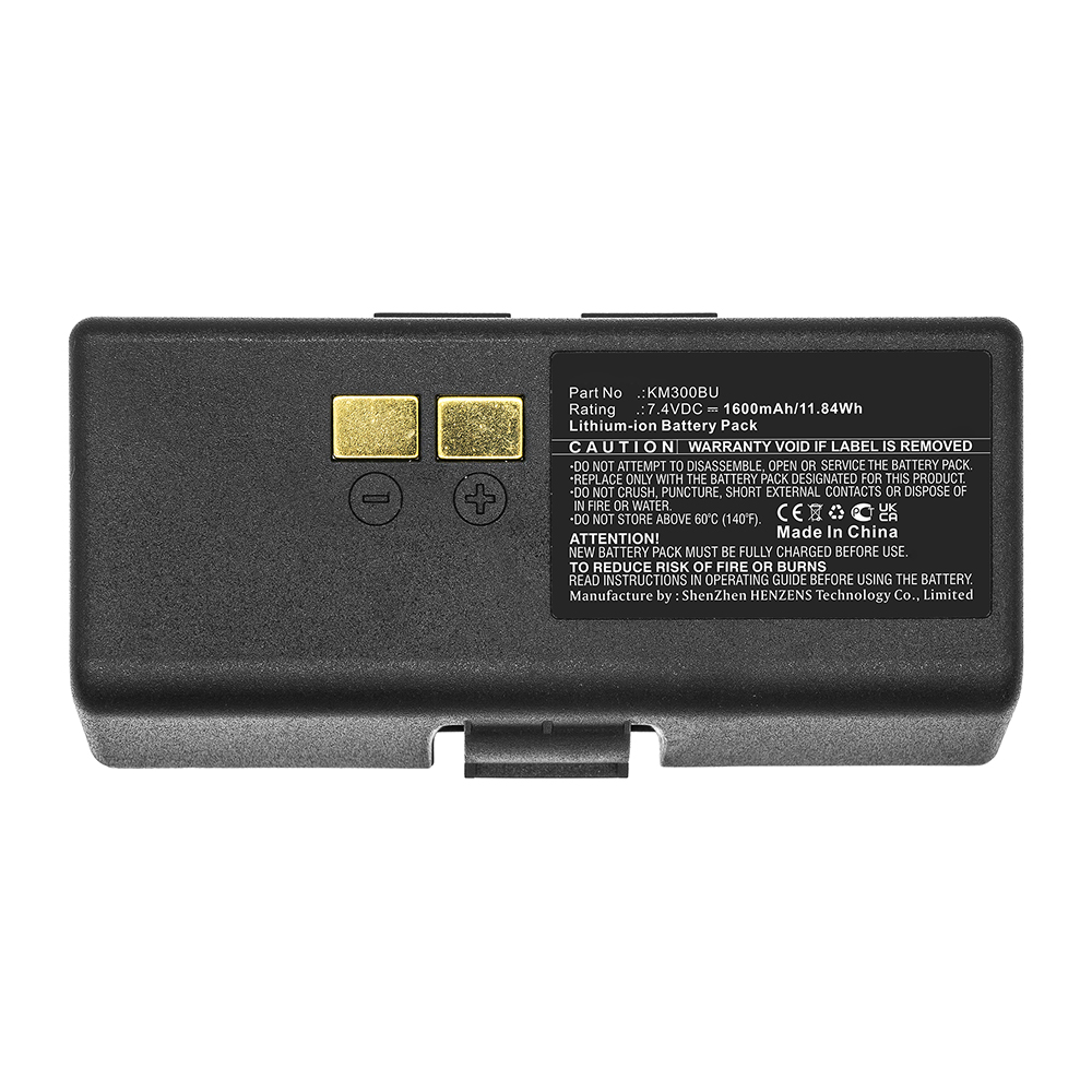 Synergy Digital Printer Battery, Compatible with HPRT KM300BU Printer Battery (Li-ion, 7.4V, 1600mAh)