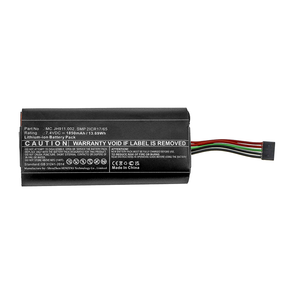 Synergy Digital Projector Battery, Compatible with Acer SMP 2ICR17/65 Projector Battery (Li-ion, 7.4V, 1850mAh)