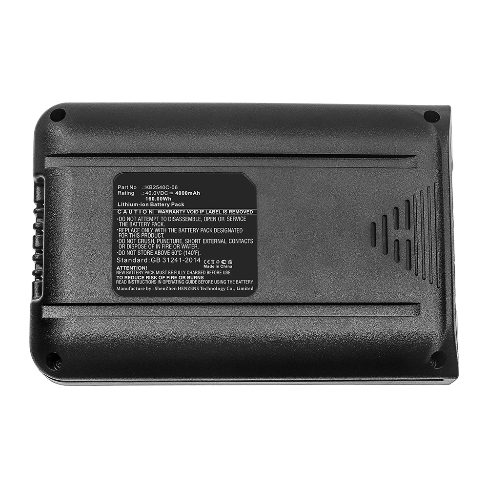 Synergy Digital Gardening Tools Battery, Compatible with Kobalt KB2540C-06 Gardening Tools Battery (Li-ion, 40V, 4000mAh)