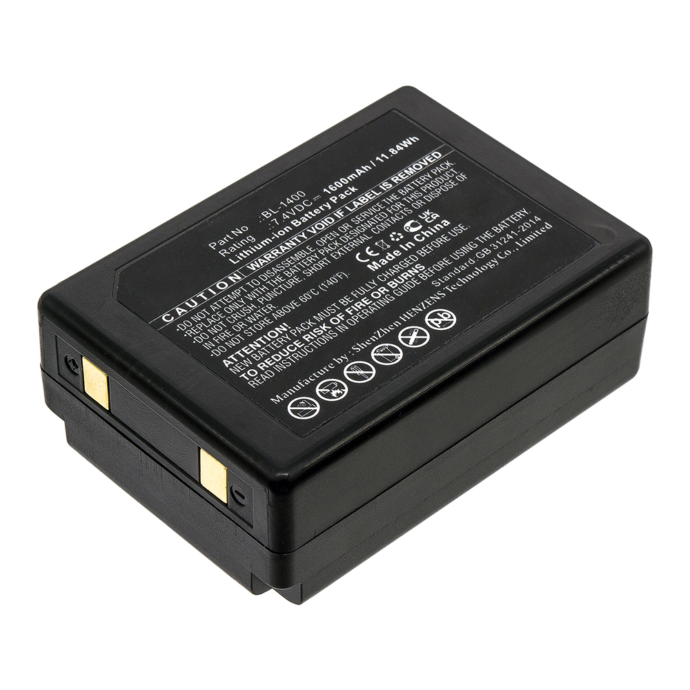 Synergy Digital Equipment Battery, Compatible with Hi-Target BL-1400 Equipment Battery (Li-ion, 7.4V, 1600mAh)