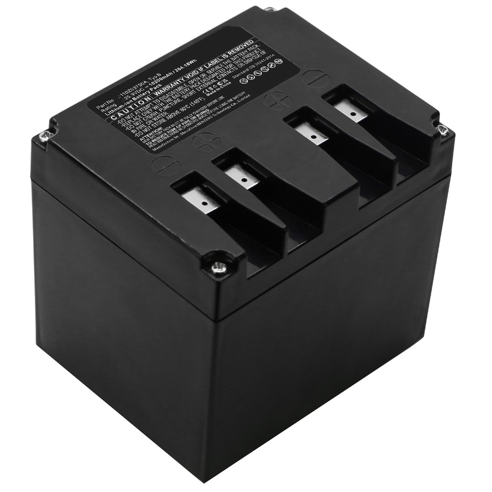 Synergy Digital Lawn Mower Battery, Compatible with Lawnbott 110Z03700A Lawn Mower Battery (Li-ion, 25.9V, 10200mAh)