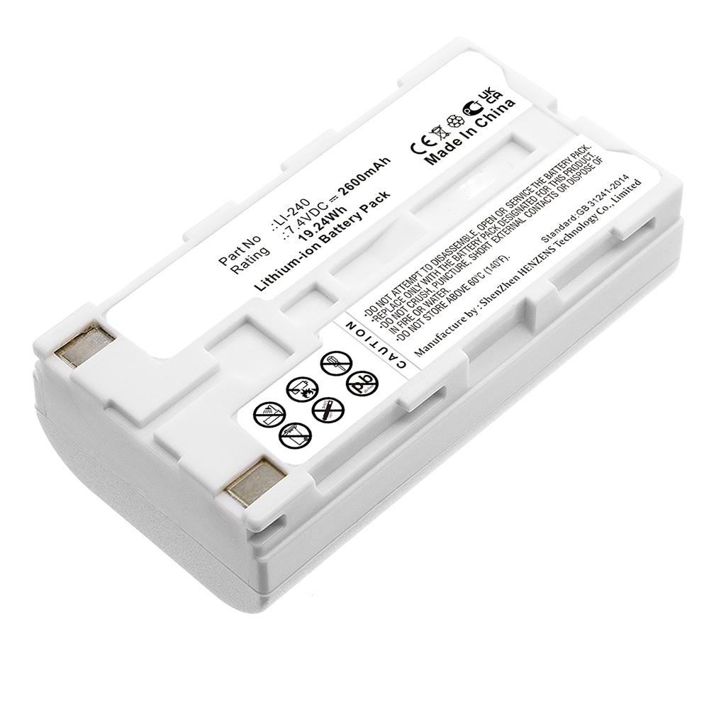 Synergy Digital Lighting & Studio Battery, Compatible with Audio-Technica  LI-240 Lighting & Studio Battery (Li-ion, 7.4V, 2600mAh)