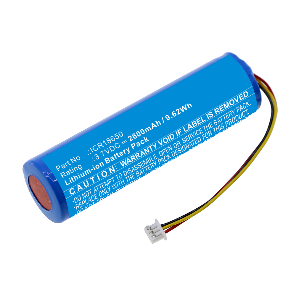 Synergy Digital Keyboard Battery, Compatible with Corsair  ICR18650 Keyboard Battery (Li-ion, 3.7V, 2600mAh)