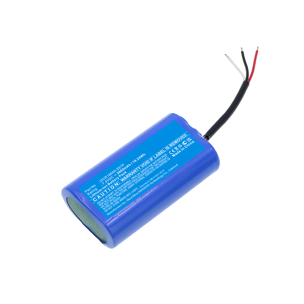 Synergy Digital Projector Battery, Compatible with DJI  2ICR18650-2S1P Projector Battery (Li-ion, 7.4V, 2600mAh)