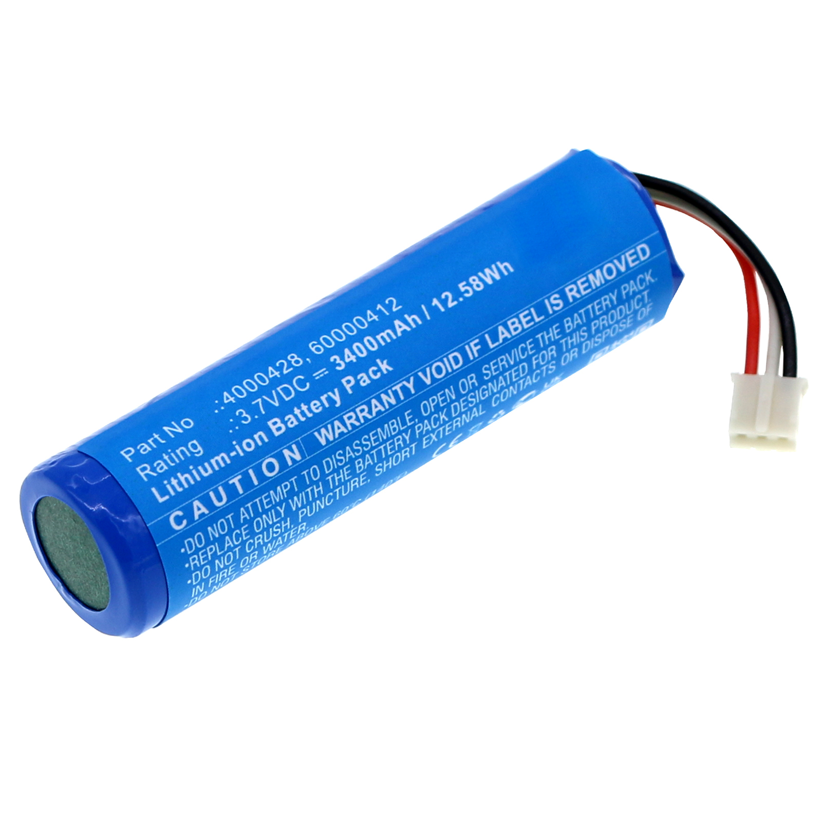 Synergy Digital Electronic Magnifier Battery, Compatible with Burton 4000428 Electronic Magnifier Battery (Li-ion, 3.7V, 3400mAh)