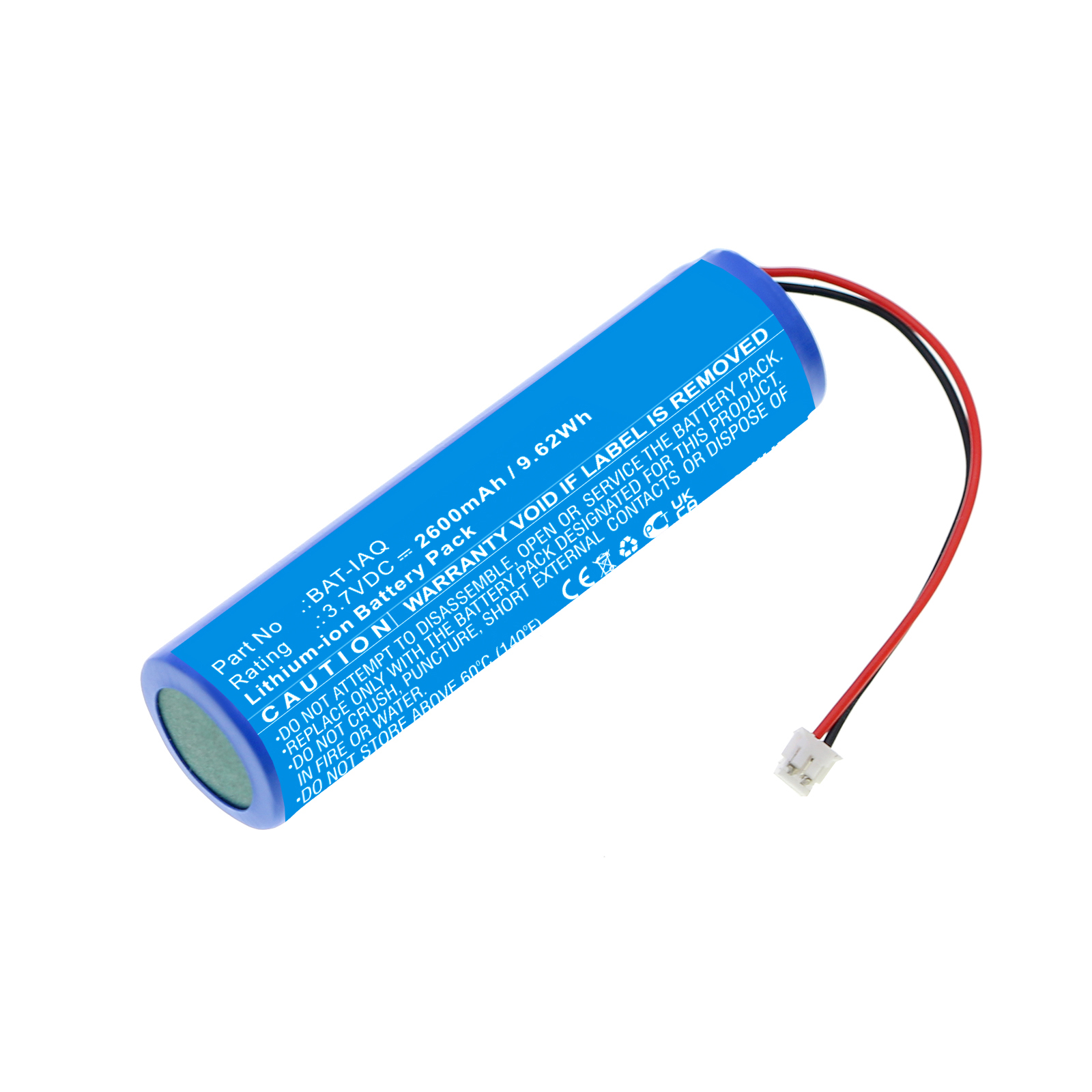 Synergy Digital Equipment Battery, Compatible with Honeywell BAT-IAQ Equipment Battery (Li-ion, 3.7V, 2600mAh)