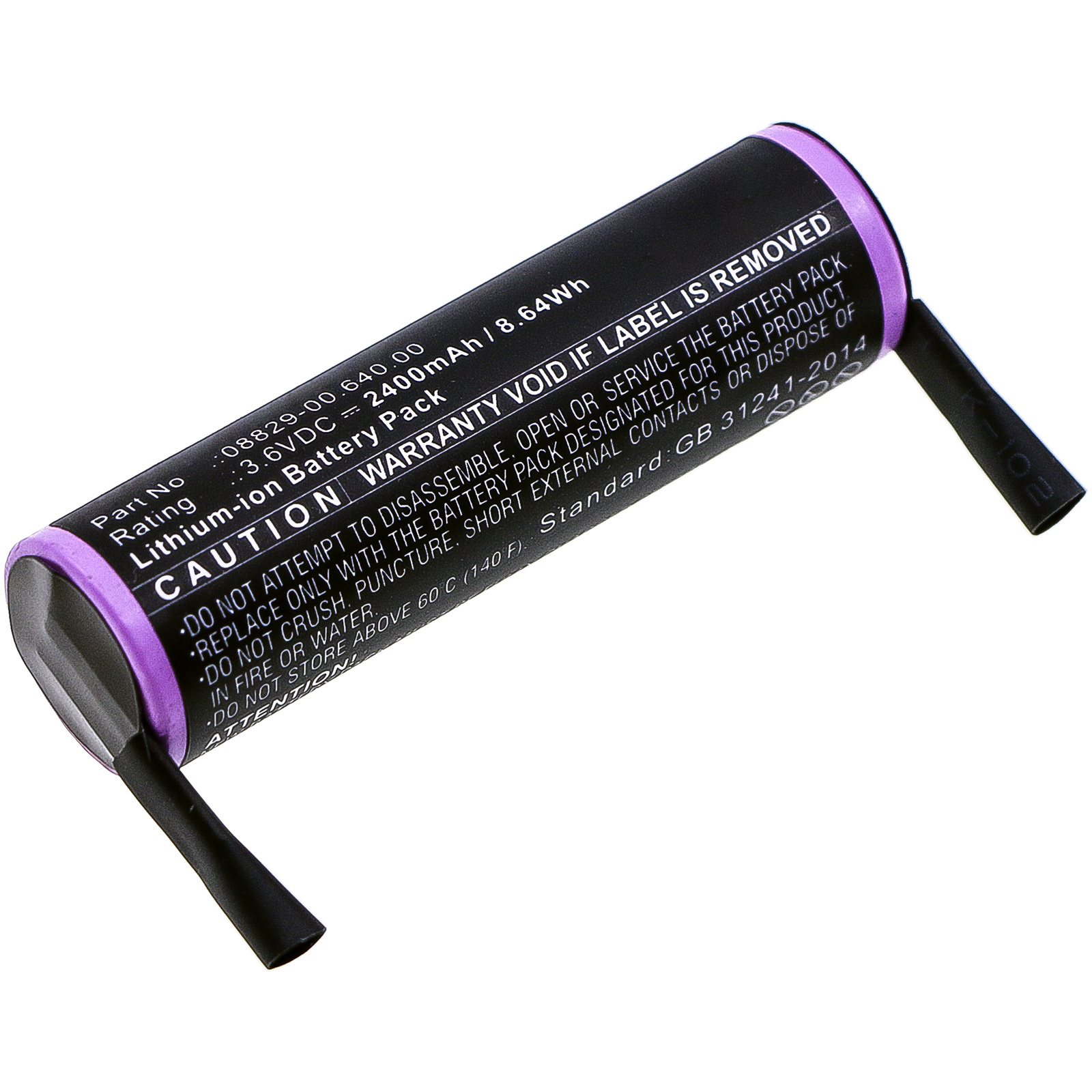 Synergy Digital Gardening Tools Battery, Compatible with Flymo 08829-00.640.00 Gardening Tools Battery (Li-ion, 3.6V, 2400mAh)